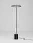 Preview: Nova Luce LED Stehleuchte Ophelia 27W warmweiss 3000K Schwarz Holz Metall 135cm 9695324