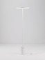 Preview: Nova Luce LED Stehleuchte Ophelia 27W warmweiss 3000K Weiß Holz Metall 135cm 9695325