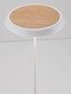 Preview: Nova Luce LED Stehleuchte Ophelia 27W warmweiss 3000K Weiß Holz Metall 135cm 9695325