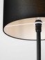 Preview: Nova Luce Stehleuchte Sibnia E27 Schwarz Metall Textil 165cm 9695331