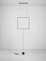 Preview: Nova Luce LED Pendelleuchte Dahlia 25W warmweiss 3000K Schwarz Aluminium 62x10cm 9695502