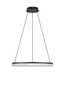 Preview: Nova Luce LED Pendelleuchte Lonela dimmbar 25W warmweiss 3000K Schwarz Aluminium Ø60cm 9695503