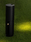 Preview: Nova Luce LED Wegeleuchte Taglio schwenkbar 5W warmweiss 3000K IP65 salzwasserfest Schwarz Aluminium 45cm 9695506