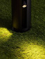 Preview: Nova Luce LED Wegeleuchte Taglio schwenkbar 8W warmweiss 3000K IP65 salzwasserfest Schwarz Aluminium 65cm 9695507