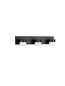 Preview: Nova Luce LED Wandleuchte Teko schwenkbar 17W warmweiss 3000K IP44 Schwarz Aluminium 36x11cm 9701623