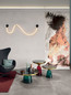 Preview: Nova Luce LED Wandleuchte Ilane 14W warmweiss 3000K Schwarz Stahl 170x27cm 9780102