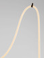 Preview: Nova Luce LED Pendelleuchte Ilane dimmbar 33W warmweiss 3000K Schwarz Stahl 150x2,5cm 9780103
