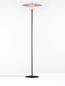 Preview: Nova Luce Stehleuchte Reflet schwenkbar G9 Schwarz Weiß Stahl 162cm 9780107