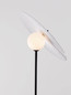 Preview: Nova Luce Stehleuchte Reflet schwenkbar G9 Schwarz Weiß Stahl 162cm 9780107