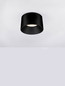 Preview: Nova Luce LED Deckenleuchte Atil 24W warmweiss 3000K Schwarz Aluminium Ø35cm 9870011