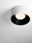 Preview: Nova Luce LED Deckenleuchte Atil 35W warmweiss 3000K Weiß Schwarz Aluminium Ø50cm 9870012