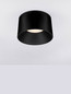 Preview: Nova Luce LED Deckenleuchte Atil 35W warmweiss 3000K Schwarz Aluminium Ø50cm 9870013