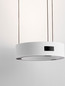 Preview: Nova Luce LED Pendelleuchte Afi dimmbar 24W warmweiss 3000K Bewegungsmelder Weiß Stahl Aluminium Ø20cm 9870017