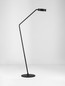 Preview: Nova Luce LED Stehleuchte Afi schwenkbar dimmbar 23W warmweiss 3000K Bewegungsmelder Schwarz Stahl Aluminium 170cm 9870021