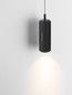 Preview: Nova Luce LED Pendelleuchte Holm dimmbar 12W warmweiss 3000K Bewegungsmelder Schwarz Stahl Aluminium Ø13cm 9870022