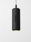 Preview: Nova Luce LED Pendelleuchte Holm dimmbar 12W warmweiss 3000K Bewegungsmelder Schwarz Stahl Aluminium Ø13cm 9870022