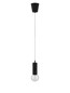 Preview: Nova Luce LED Pendelleuchte Chronos dimmbar 11W warmweiss 3000K Bewegungsmelder Schwarz Aluminium Ø13cm 9870024
