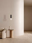 Preview: Nova Luce LED Pendelleuchte Chronos dimmbar 11W warmweiss 3000K Bewegungsmelder Schwarz Aluminium Ø13cm 9870024