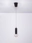 Preview: Nova Luce LED Pendelleuchte Chronos dimmbar 11W warmweiss 3000K Bewegungsmelder Schwarz Aluminium Ø13cm 9870024