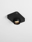 Preview: Nova Luce LED Deckenleuchte Kedros 9W warmweiss 3000K Schwarz Stahl Aluminium 14x11cm 9870028