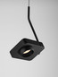 Preview: Nova Luce LED Pendelleuchte Kedros schwenkbar dimmbar 9W warmweiss 3000K Schwarz Stahl Aluminium 14x11cm 9870030