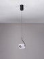 Preview: Nova Luce LED Pendelleuchte Kedros schwenkbar dimmbar 9W warmweiss 3000K Weiß Stahl Aluminium 14x11cm 9870031