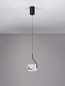 Preview: Nova Luce LED Pendelleuchte Kedros schwenkbar dimmbar 9W warmweiss 3000K Weiß Stahl Aluminium 14x11cm 9870031