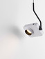 Preview: Nova Luce LED Pendelleuchte Kedros schwenkbar dimmbar 9W warmweiss 3000K Weiß Stahl Aluminium 14x11cm 9870031