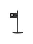 Preview: Nova Luce LED Tischleuchte Kedros dimmbar 9W warmweiss 3000K Schwarz Stahl Aluminium Ø22cm 9870032