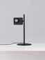 Preview: Nova Luce LED Tischleuchte Kedros dimmbar 9W warmweiss 3000K Schwarz Stahl Aluminium Ø22cm 9870032