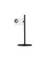 Preview: Nova Luce LED Tischleuchte Kedros dimmbar 9W warmweiss 3000K Weiß Stahl Aluminium Ø22cm 9870033