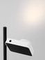 Preview: Nova Luce LED Tischleuchte Kedros dimmbar 9W warmweiss 3000K Weiß Stahl Aluminium Ø22cm 9870033