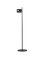 Preview: Nova Luce LED Stehleuchte Kedros schwenkbar dimmbar 9W warmweiss 3000K Schwarz Stahl Aluminium 131cm 9870034