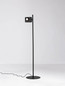 Preview: Nova Luce LED Stehleuchte Kedros schwenkbar dimmbar 9W warmweiss 3000K Schwarz Stahl Aluminium 131cm 9870034