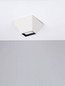 Preview: Nova Luce LED Deckenleuchte Utopia 9W warmweiss 3000K Weiß Stahl Aluminium 15x15cm 9870041