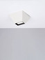 Preview: Nova Luce LED Deckenleuchte Utopia 9W warmweiss 3000K Weiß Stahl Aluminium 15x15cm 9870041