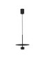 Preview: Nova Luce LED Pendelleuchte Edem 8W warmweiss 3000K Schwarz Stahl Aluminium Ø30cm 9870043