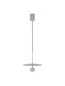 Preview: Nova Luce LED Pendelleuchte Edem 8W warmweiss 3000K Beige Stahl Aluminium Ø30cm 9870045