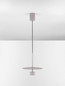 Preview: Nova Luce LED Pendelleuchte Edem 8W warmweiss 3000K Beige Stahl Aluminium Ø30cm 9870045