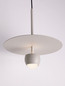 Preview: Nova Luce LED Pendelleuchte Edem 8W warmweiss 3000K Beige Stahl Aluminium Ø30cm 9870045