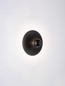 Preview: Nova Luce LED Wandleuchte Edem 9W warmweiss 3000K Schwarz Stahl Aluminium Ø25cm 9870048