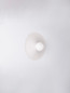 Preview: Nova Luce LED Wandleuchte Edem 9W warmweiss 3000K Weiß Stahl Aluminium Ø25cm 9870049