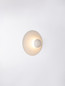 Preview: Nova Luce LED Wandleuchte Edem 9W warmweiss 3000K Beige Stahl Aluminium Ø25cm 9870050