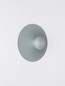 Preview: Nova Luce LED Wandleuchte Edem 9W warmweiss 3000K Blaugrau Stahl Aluminium Ø25cm 9870051