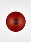 Preview: Nova Luce LED Wandleuchte Edem 9W warmweiss 3000K Rot Stahl Aluminium Ø25cm 9870052