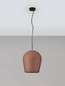 Preview: Nova Luce Pendelleuchte Omio E27 Rot Beton Ø29cm 9919100