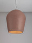 Preview: Nova Luce Pendelleuchte Omio E27 Rot Beton Ø29cm 9919100