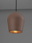 Preview: Nova Luce Pendelleuchte Omio E27 IP55 Rot Beton Ø20cm 9919101