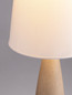 Preview: Nova Luce Stehleuchte Mizu E27 Creme Weiß Gips 130cm 9919103
