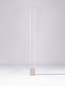 Preview: Nova Luce LED Stehleuchte Lithos 26W warmweiss 3000K Weiß Beton 161cm 9919104